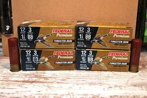 Federal Tungsten-Iron 12ga  3 BB-shot 42 shells Lot 2 of 2