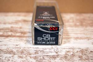 CCI CB Short .22lr 29gr subsonic 86rd Box