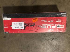 lot 7 image: Milwaukee M18 FUEL 16 in. 18-Volt Lithium-Ion Brushless Battery Chainsaw (Tool-Only)  Customer Returns See Pictures
