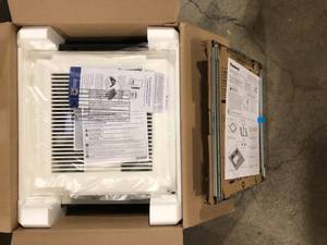 lot 46 image: Panasonic WhisperFit DCLED, Pick-A-Flow 50,80,110 CFM ENERGY STAR Quiet Ceiling Bathroom Exhaust Fan, Flex-Z Fast Install Bracket  Customer Returns See Pictures