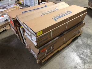 lot 6 image: Pallet of  Assorted Cap A Thread Stair case system units Various Models and Conditions  Customer Returns See Pictures