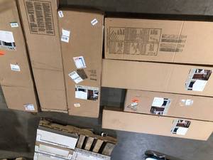 lot 11 image: Lot of Window Shutters Various Models Sizes and Conditions   Customer Returns See Pictures