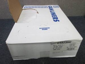 lot 475 image: Case of 1000 Clear 8-10 Gallon 24x2...