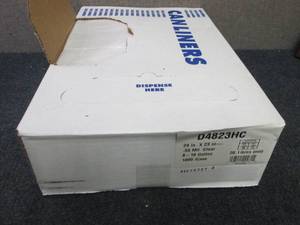 lot 476 image: Case of 1000 Clear 8-10 Gallon 24x2...