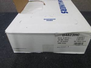 lot 479 image: Case of 1000 Clear 8-10 Gallon 24x2...