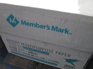 lot 42 image: 7 Reams Membership Mark Copy Paper ...