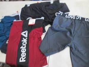 lot 56 image: 4 pr NWT Mens Medium Shorts...