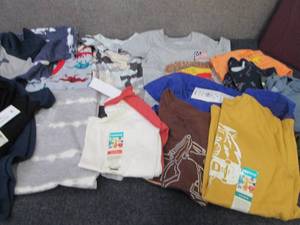lot 58 image: Assorted Toddler Boys Shirts...