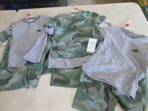 lot 60 image: 3- Carters 3 pc 2T Toddler Sets...