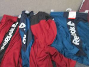 lot 69 image: 4 pr NWT - 2XL Mens Reeboks Shorts...