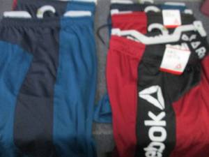 lot 70 image: 6 pr NWT - XL Mens Reeboks Shorts...