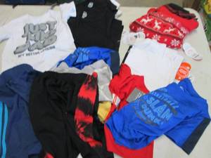 lot 78 image: Assorted Boys Shirts & Shorts...