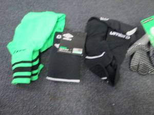 lot 80 image: 3 pr Youth Soccer Socks, Football G...
