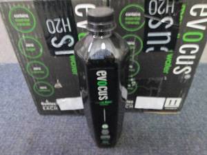lot 124 image: 12- 16.9 oz Bottles Evocus Black Al...