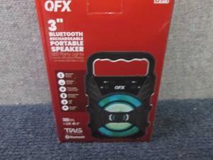 lot 125 image: QFX 3 RECHARGEABLE PARTY SPEAKER ...