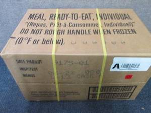lot 268 image: Sealed Case of 12 MREs Meal Ready ...