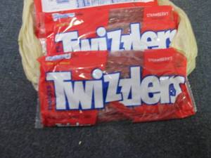 lot 339 image: 4- 16 oz Strawberry Twizzlers...