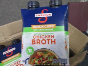 lot 347 image: 24-8 oz Swanson Chicken Broth...