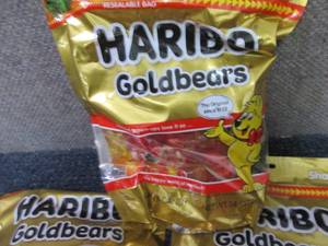 lot 350 image: 3- 14 oz Haribo Goldbear...