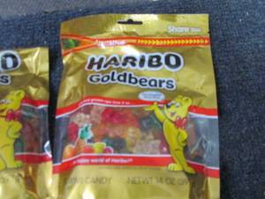 lot 351 image: 3- 14 oz Haribo Goldbear...