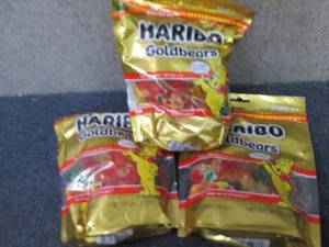 lot 354 image: 3- 14 oz Haribo Goldbear...