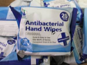 lot 389 image: 36- 20 pks  Antibacterial Wipes...