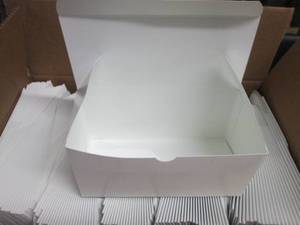 lot 466 image: Case of 250 - White Paper Boxes 4x4...