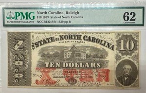 1863 Uncirculated $10 Bill (RARE)