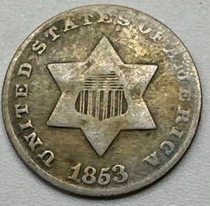 1853 Silver Trime