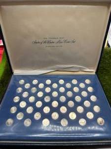 Franklin Mint .925 Silver 50 Statehood Medals