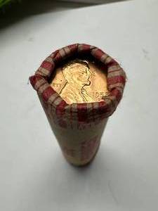 Unsearched Roll of Wheat Pennies