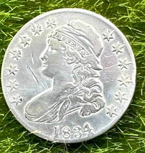 1834 Capped Bust Half Dollar