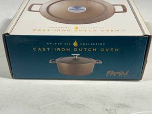 3.2 Quart Cast-Iron Dutch Oven. New in Box