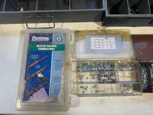 Assorted Nut and Bolt Cases and Contents