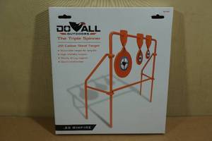 lot 153 image: Do All Outdoors Triple Spinner Steel Target