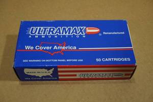 lot 176 image: 50 Ultramax .40 S&W 180 Gr FMJ Ammo