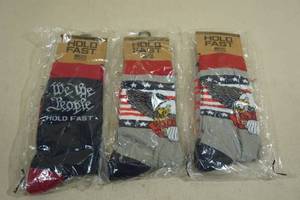 lot 76 image: 3 Pairs of Hold Fast Socks -One Size