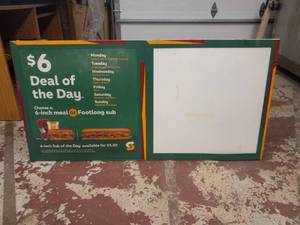 lot 12 image: ADVERTISING SIGN