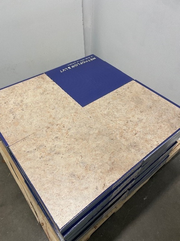 360 SF of Premium 20mm Wear Layer Luxury Vinyl Tile flooring - 18x18 - Golden Sand - G7