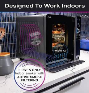 lot 7 image: GE Profile Smart Indoor Smoker with Active Smoke Filtration