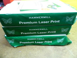 MM 3 Reams Hammermill Paper Premium Lazer Print