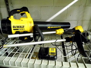 Dewalt Weed Wacker and Leaf Blower