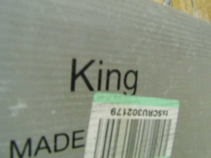 Open box King size Romustime platform bed frame