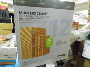 Case of Munters CelDek evaporative cooler universal replacement media pads