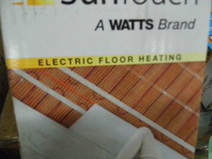 Suntouch electric floor heating tape mat 25 sq ft