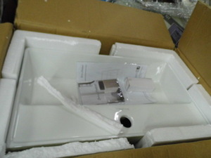 Swiss Madison 22 Claire Rectangle wall-mount bathroom sink