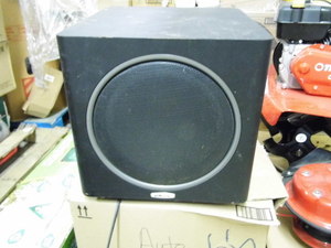 Polk Audio Powered Subwoofer model # PSW110 Black 110V
