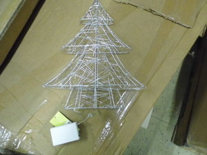 Silver wire Tree Shaped Table Lamp