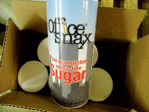 Office Snax 6-pack Pure Granulated extra-fine sugar 20oz