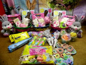 KK Variety lot of Easter misc. May contain (but not limited to items such as) many various easter items for decorating, easter egg hunts, filling baskets, and more, check out each picture for each lot for accurate description.